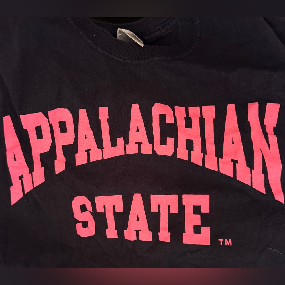 🖤🩷Appalachian State Black and Pink Long Sleeve Shirt - Size M